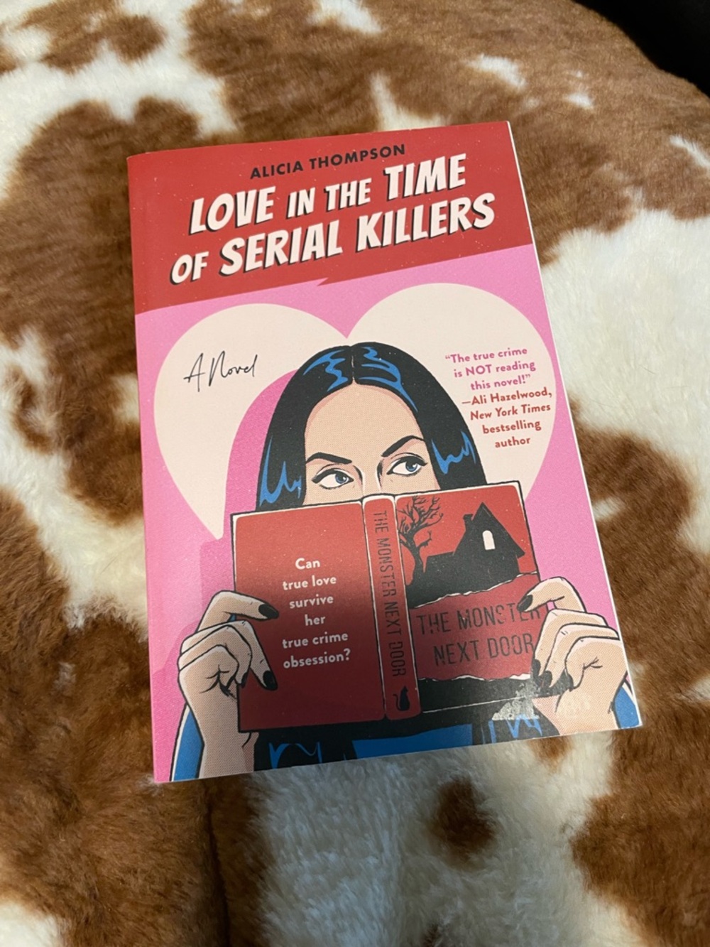 Love in the Time of Serial Killers by Alicia Thompson - Pink & Red Cover